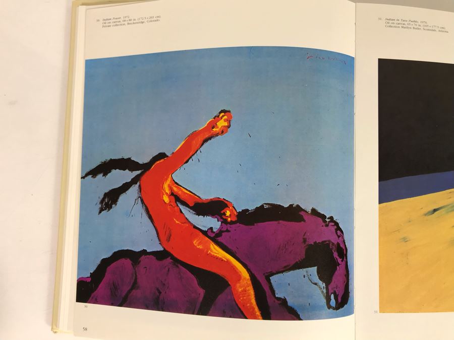 Hand Signed Fritz Scholder First Edition Artist Book Personalized To Jean Klafs 10'W X 11.5'H [Photo 30]