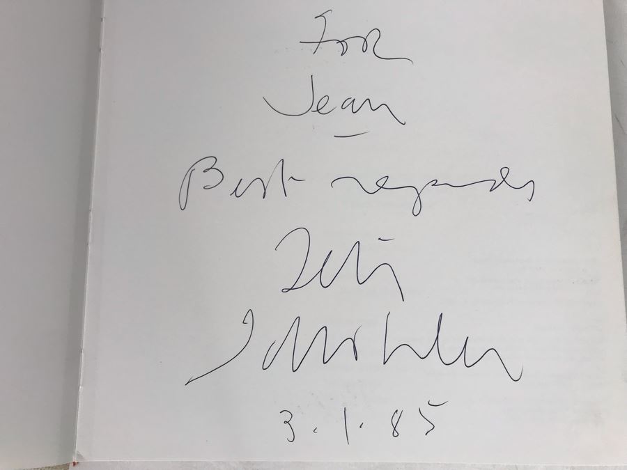 Hand Signed Fritz Scholder First Edition Artist Book Personalized To Jean Klafs 10'W X 11.5'H [Photo 8]
