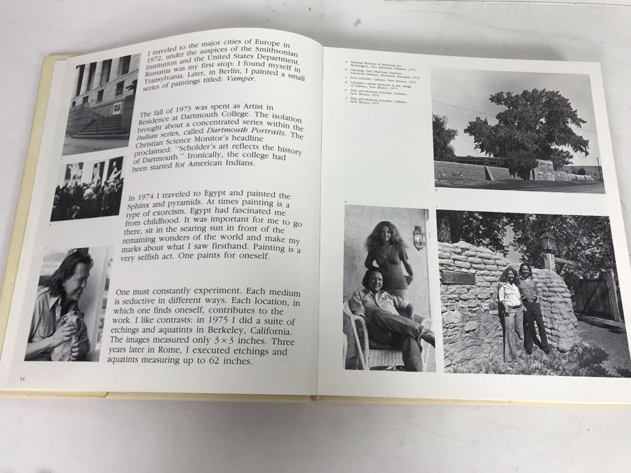 Hand Signed Fritz Scholder First Edition Artist Book Personalized To Jean Klafs 10'W X 11.5'H [Photo 12]