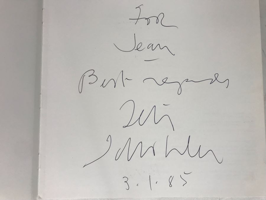 Hand Signed Fritz Scholder First Edition Artist Book Personalized To Jean Klafs 10'W X 11.5'H [Photo 7]