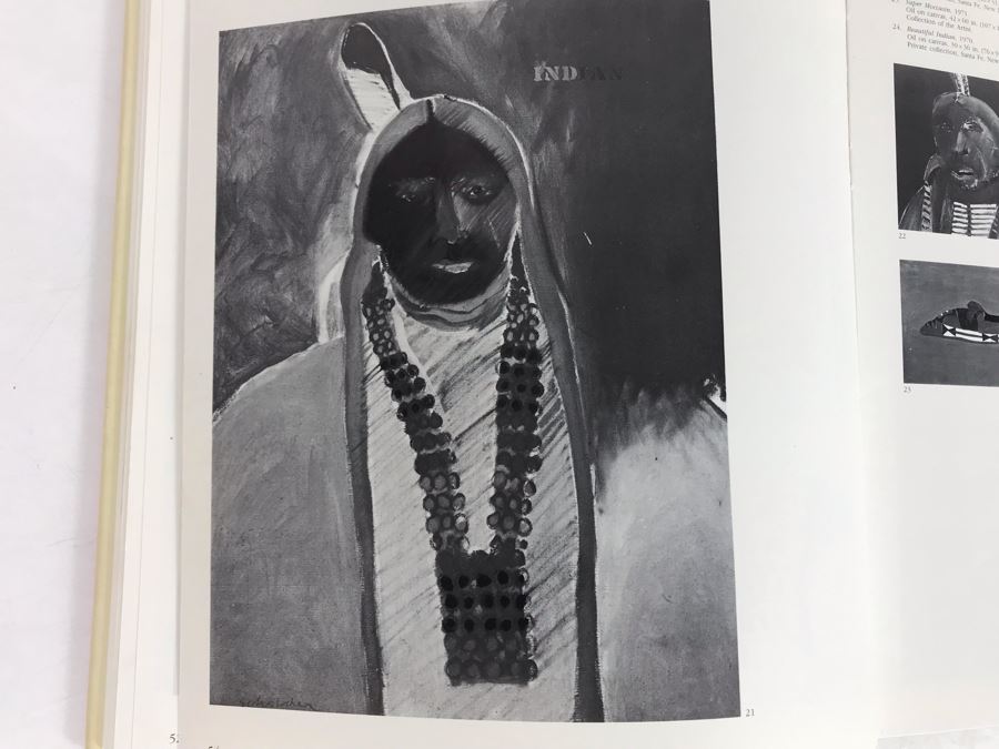 Hand Signed Fritz Scholder First Edition Artist Book Personalized To Jean Klafs 10'W X 11.5'H [Photo 26]