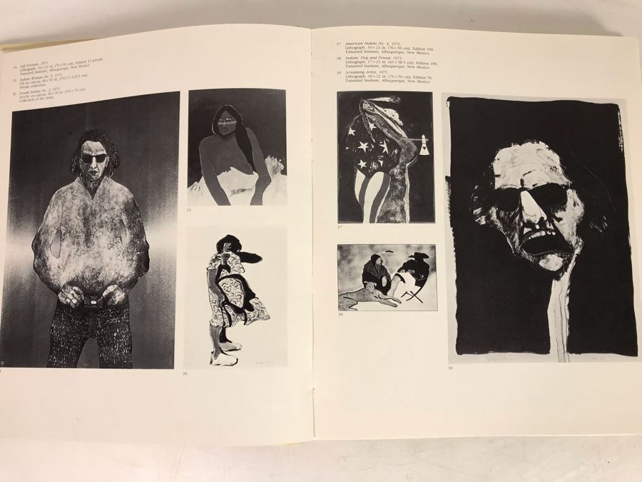 Hand Signed Fritz Scholder First Edition Artist Book Personalized To Jean Klafs 10'W X 11.5'H [Photo 31]