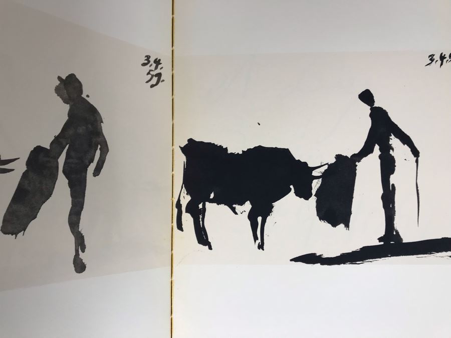 First Edition 1961 Large Coffee Table Artist Book With Sleeve - Picasso: Bulls And Bullfighters By Luis Miguel Dominguin [Photo 14]