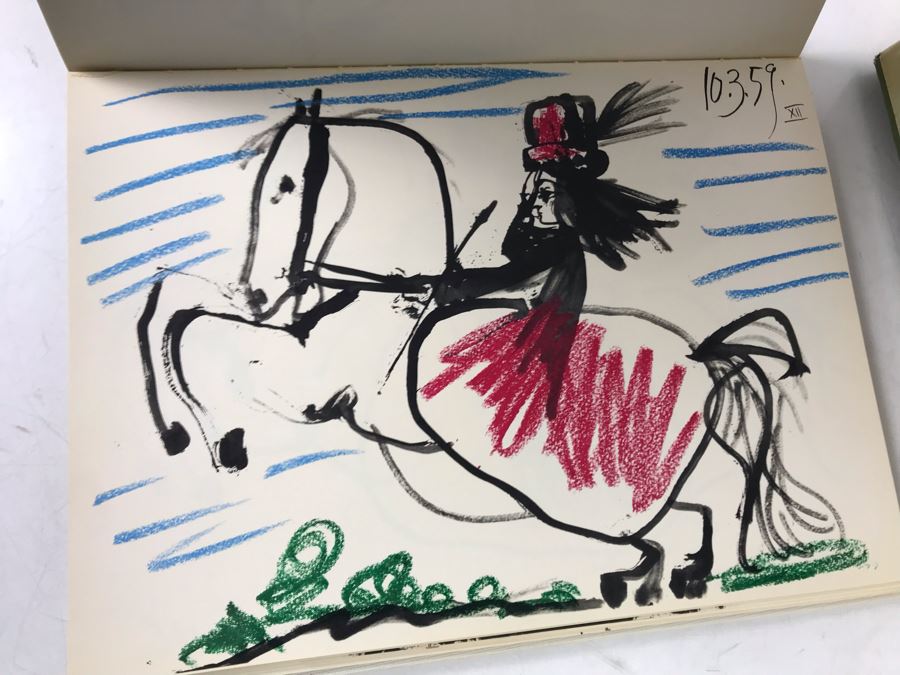 First Edition 1961 Large Coffee Table Artist Book With Sleeve - Picasso: Bulls And Bullfighters By Luis Miguel Dominguin [Photo 16]