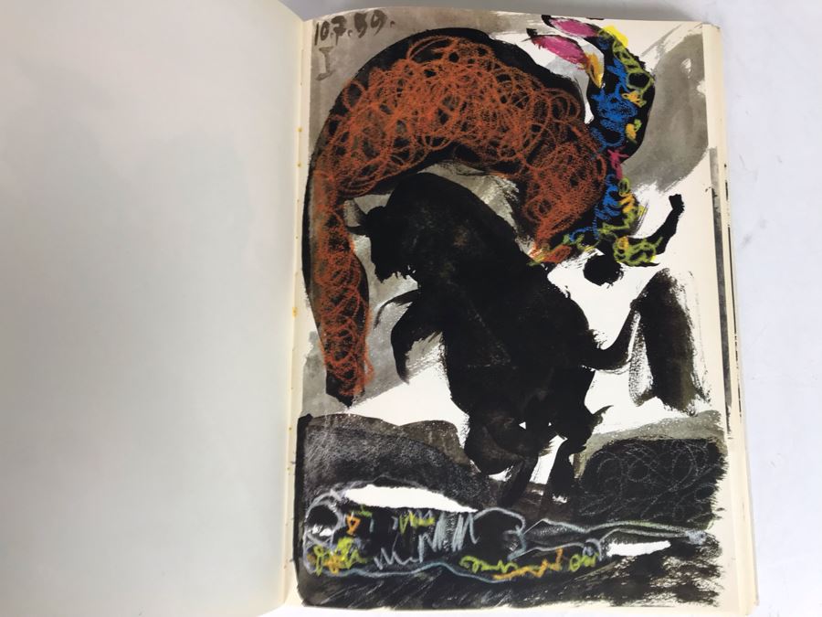 First Edition 1961 Large Coffee Table Artist Book With Sleeve - Picasso: Bulls And Bullfighters By Luis Miguel Dominguin [Photo 9]