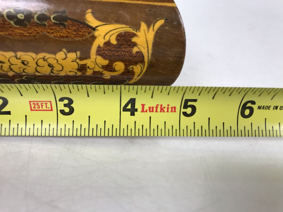 Inlaid Wooden Musical Jewelry Box 8W X 5D X 2.5H [Photo 11]