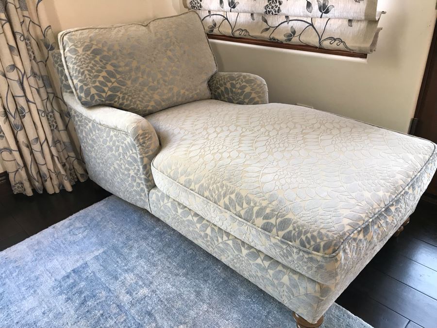 Custom Chaise Lounge Chair With AST Fabric 33D X 63L X 35H (Retails $4,000) [Photo 6]