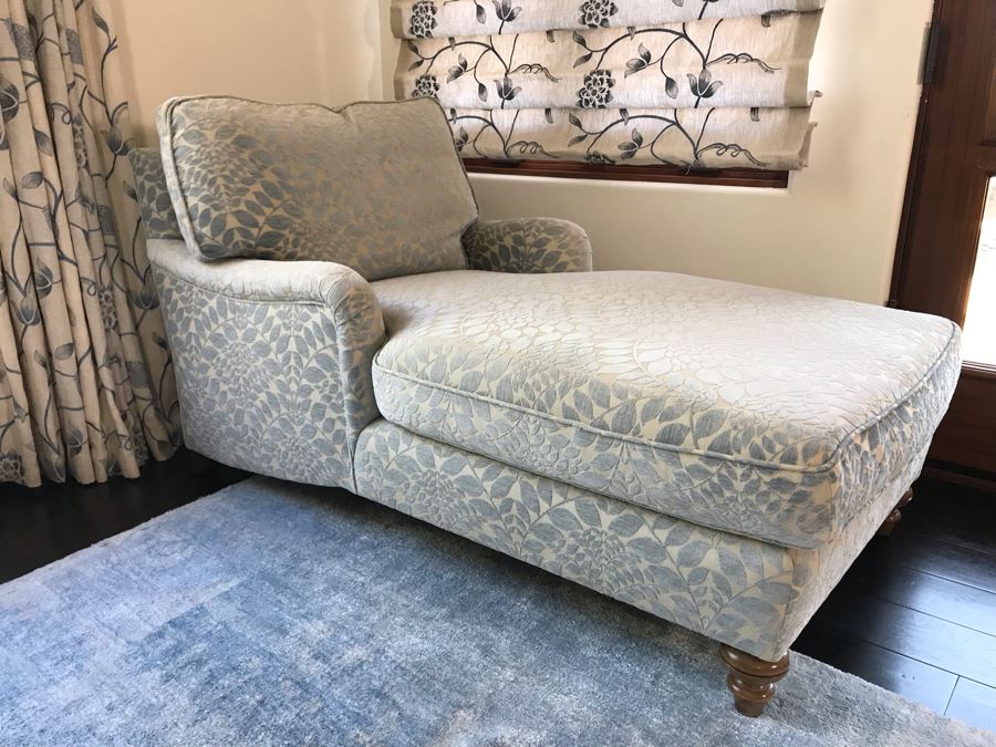 Custom Chaise Lounge Chair With AST Fabric 33D X 63L X 35H (Retails $4,000) [Photo 5]