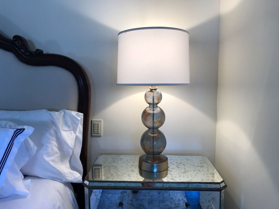 Pair Of Glass Table Lamps 32H (Retails $1,200) [Photo 19]