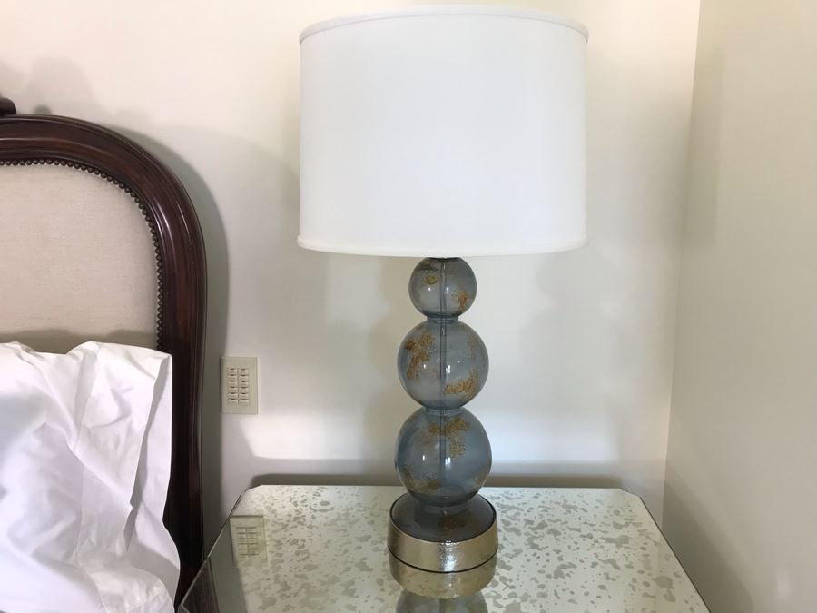 Pair Of Glass Table Lamps 32H (Retails $1,200) [Photo 14]
