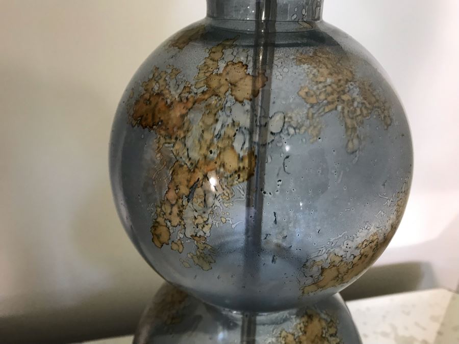 Pair Of Glass Table Lamps 32H (Retails $1,200) [Photo 16]