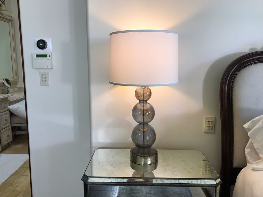 Pair Of Glass Table Lamps 32H (Retails $1,200) [Photo 20]