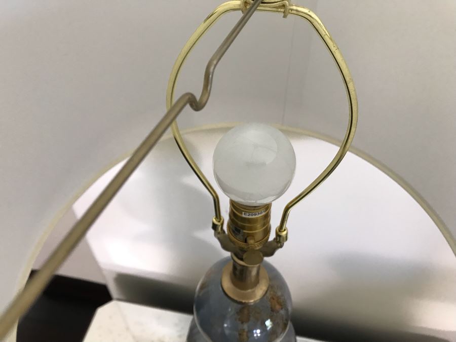 Pair Of Glass Table Lamps 32H (Retails $1,200) [Photo 12]