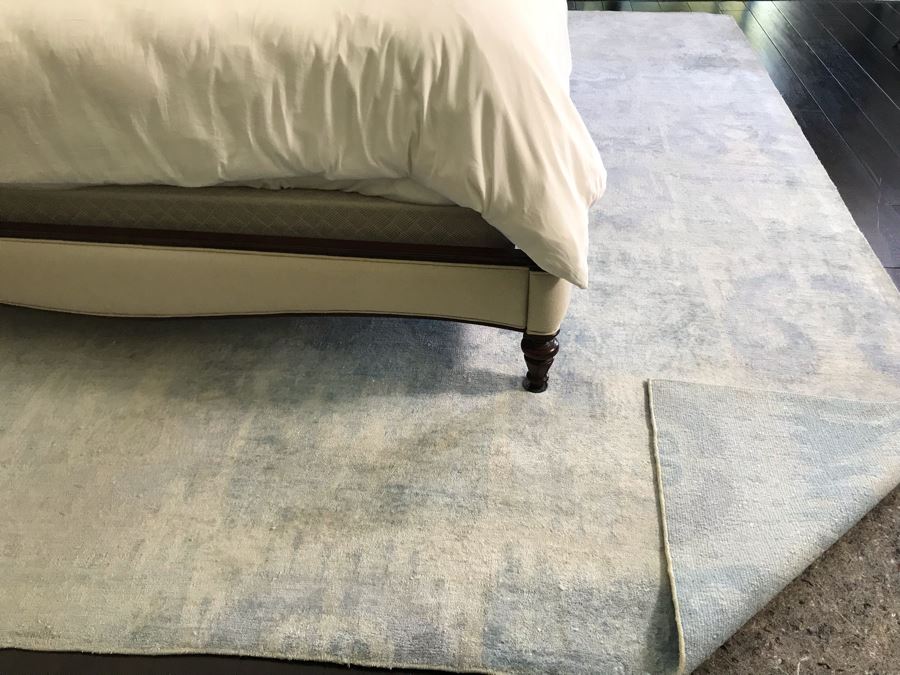 Large Wool Area Rug Bamboo SK IKAT 9'2' X 12'2' (Retails $3,900) [Photo 5]