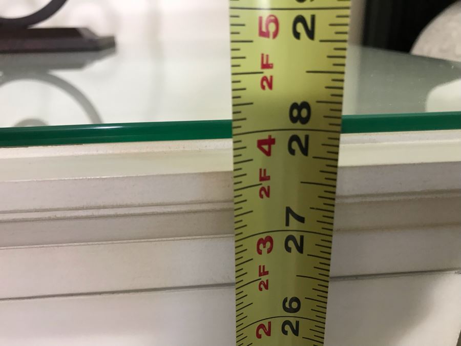 Pair Of Restoration Hardware White Nightstands - Maison Open Nightstand And Lockable 3-Drawer Nightstand With Key 32W X 19D X 28H (Retails $2,000) [Photo 17]