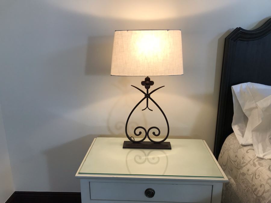 Pair Of Metal Table Lamps (Retails $800) [Photo 7]