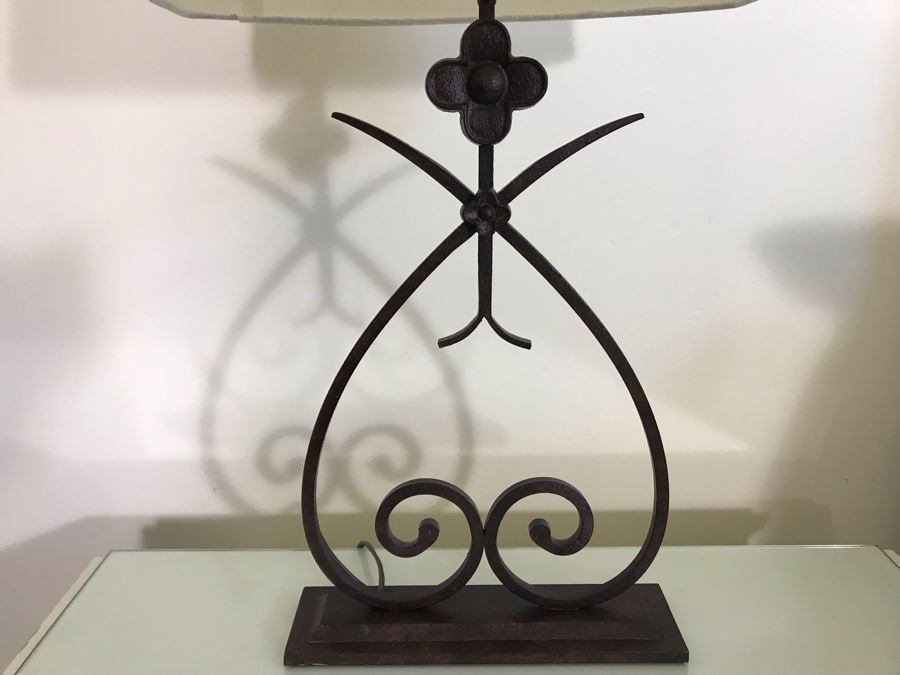 Pair Of Metal Table Lamps (Retails $800) [Photo 5]