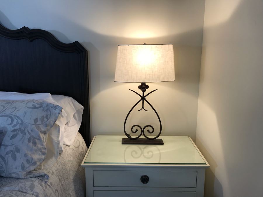 Pair Of Metal Table Lamps (Retails $800) [Photo 6]