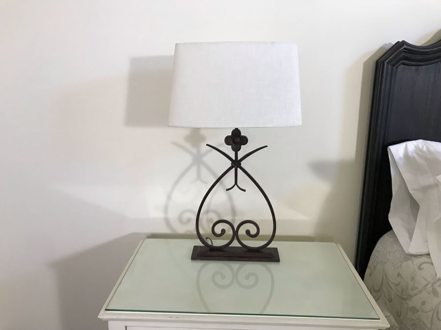 Pair Of Metal Table Lamps (Retails $800)