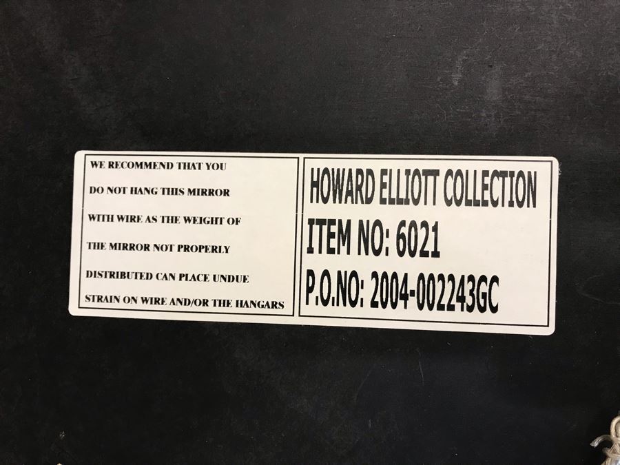 Gold Tone Tree Branch Motif Wall Mirror From Howard Elliot Collection 41W X 32H [Photo 10]