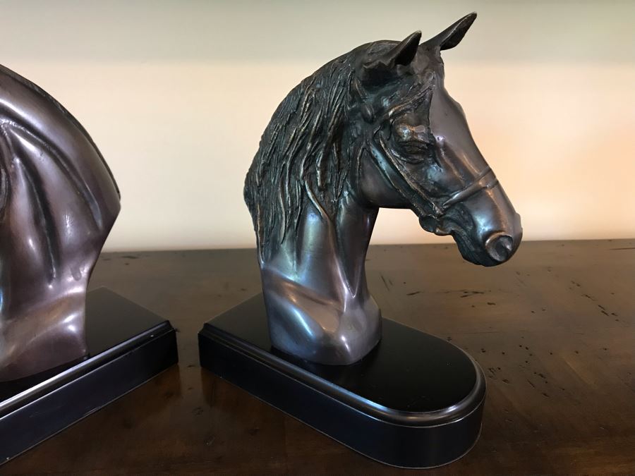 Metal Horse Head Bookends 7W X 4D X 9.5H [Photo 6]