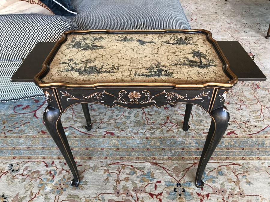 Ardley Hall Asian Side Table With Drawer 25W X 16D X 25H [Photo 5]