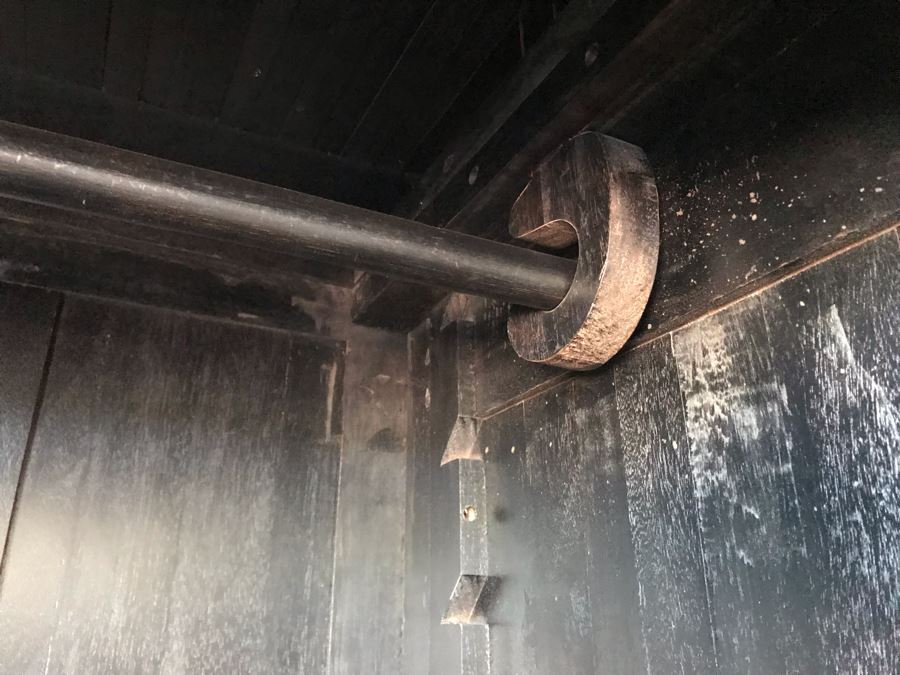 Carved Wooden Armoire Cabinet With Skeleton Key (No Screws Or Nails) By Marie Albert French & Country Furnishings New York 63W X 29.5D X 87.5H (Retails $5,000) [Photo 18]