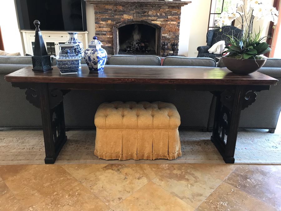 Antique Chinese Altar Table 92.5W X 20D X 34.5H (Retails $2,500) [Photo 8]