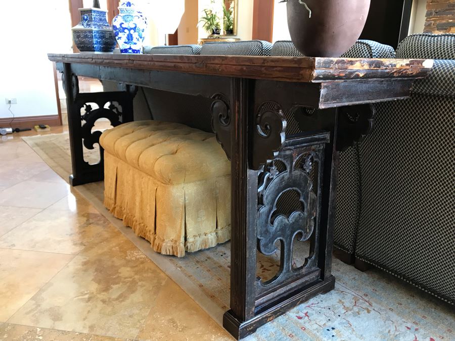 Antique Chinese Altar Table 92.5W X 20D X 34.5H (Retails $2,500) [Photo 3]