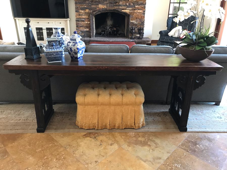 Antique Chinese Altar Table 92.5W X 20D X 34.5H (Retails $2,500) [Photo 7]