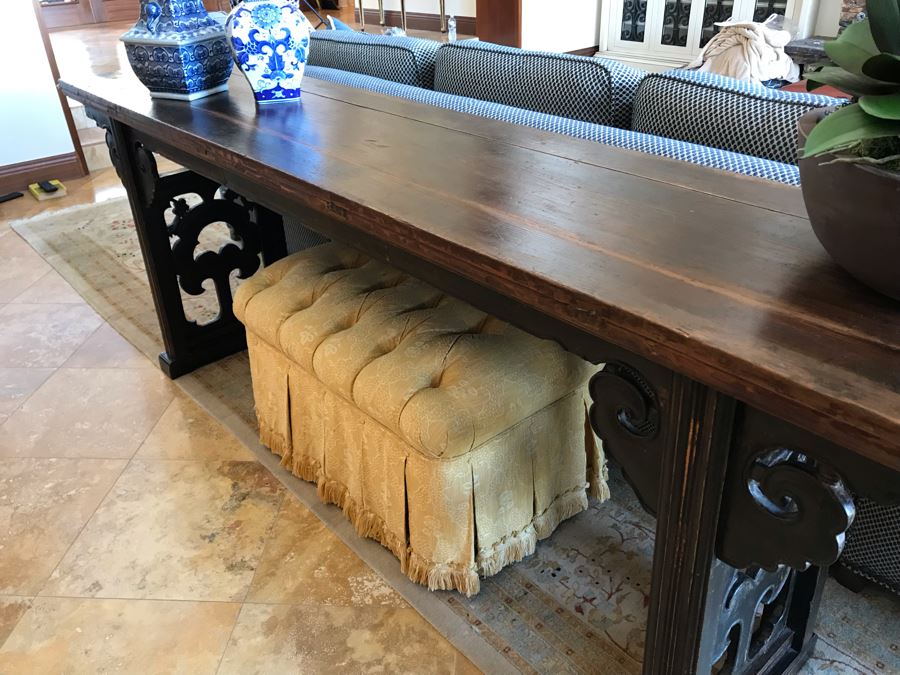 Antique Chinese Altar Table 92.5W X 20D X 34.5H (Retails $2,500) [Photo 14]