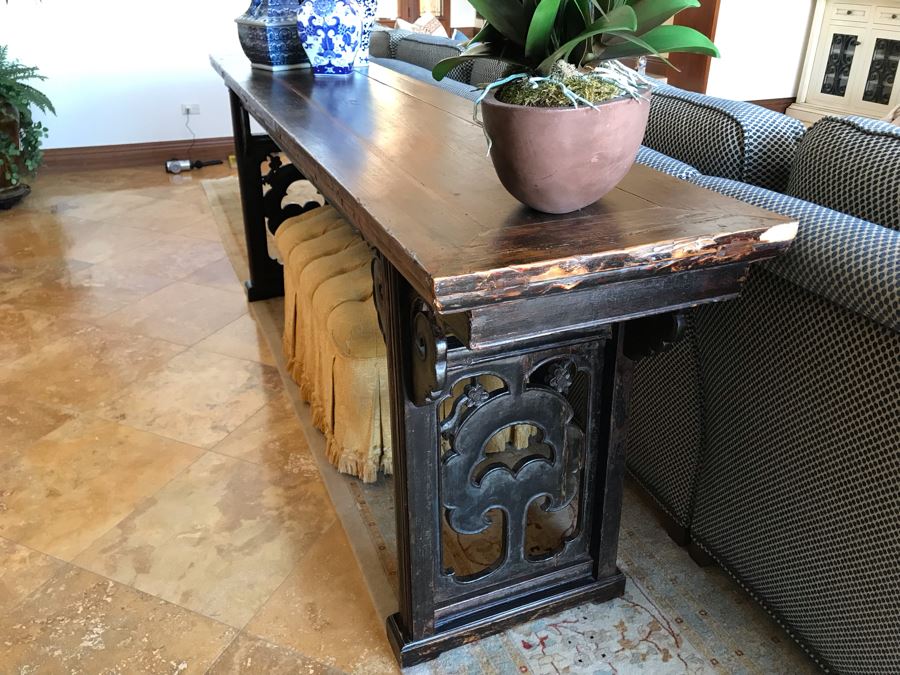 Antique Chinese Altar Table 92.5W X 20D X 34.5H (Retails $2,500) [Photo 5]
