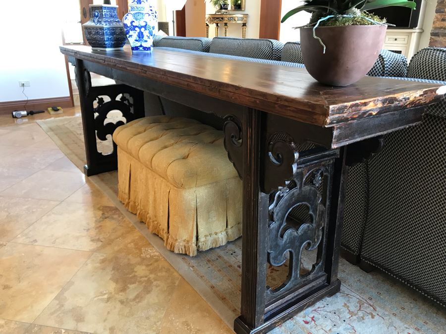 Antique Chinese Altar Table 92.5W X 20D X 34.5H (Retails $2,500) [Photo 2]