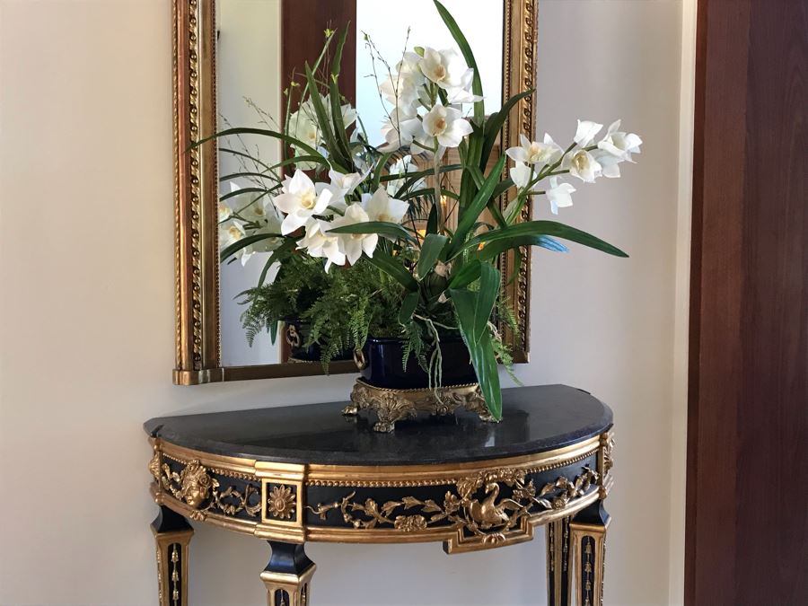 Artificial Orchid Plants In Planter 32W X 33H [Photo 2]