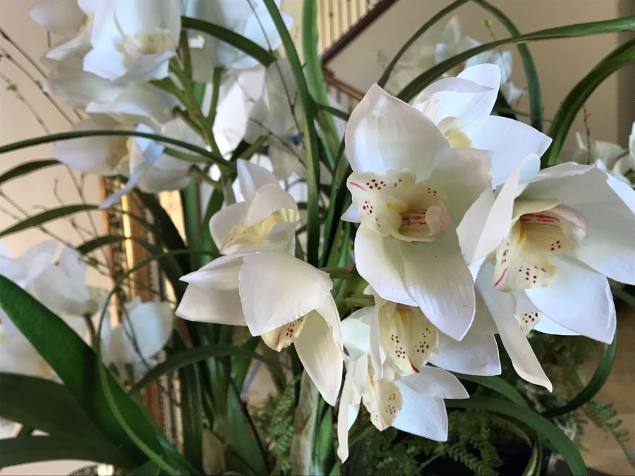 Artificial Orchid Plants In Planter 32W X 33H [Photo 5]