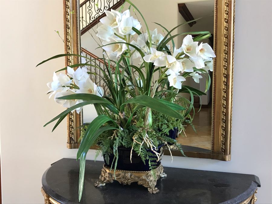 Artificial Orchid Plants In Planter 32W X 33H [Photo 4]