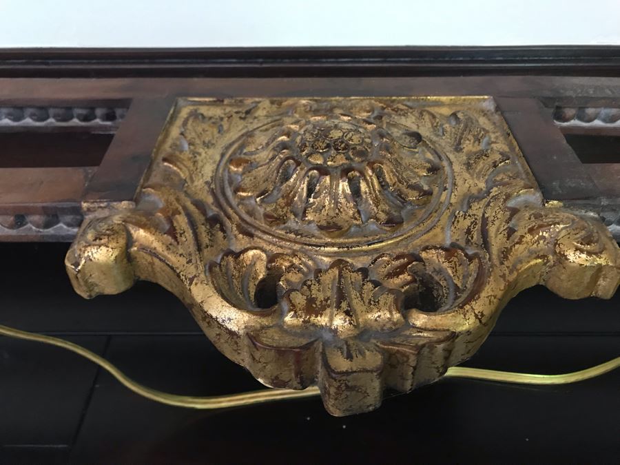 Carved Wooden Indian Console Table (Purchased At Boston Antique Store) (Retails $1,200) [Photo 9]