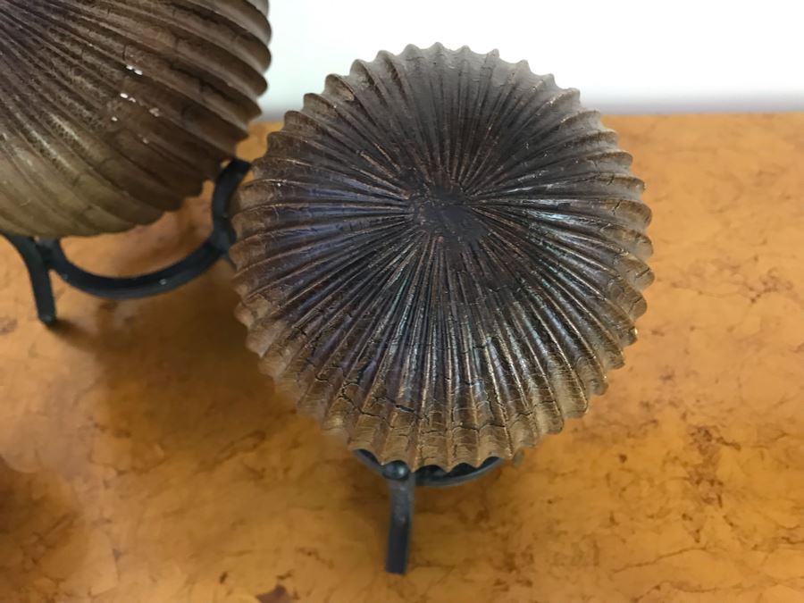 (3) Decorative Balls With Stands [Photo 5]