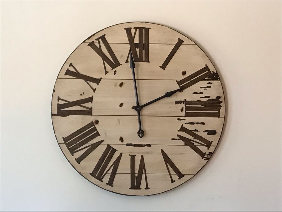 Large 3'W Ballard Designs Kitchen Wall Clock [Photo 3]