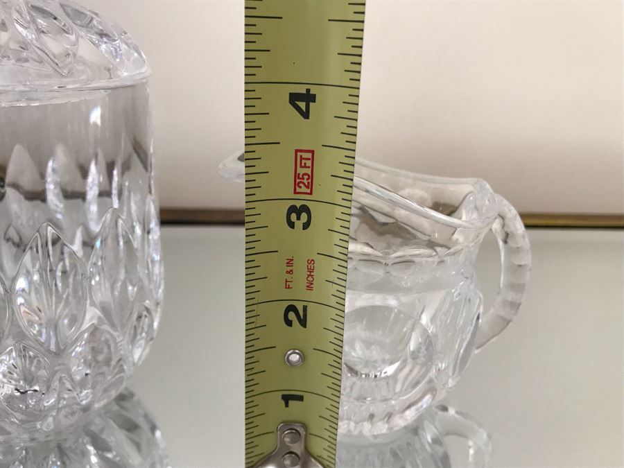 Crystal Creamer 3H And Lidded Jar 6H [Photo 6]