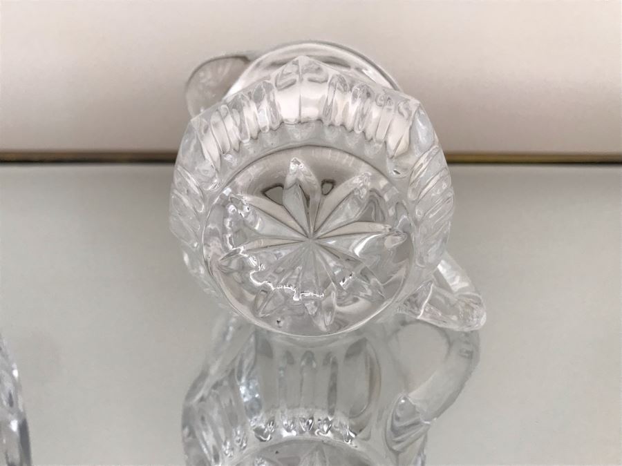 Crystal Creamer 3H And Lidded Jar 6H [Photo 7]