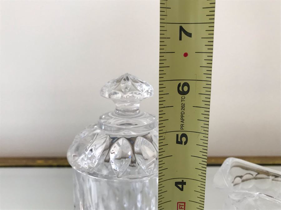 Crystal Creamer 3H And Lidded Jar 6H [Photo 5]