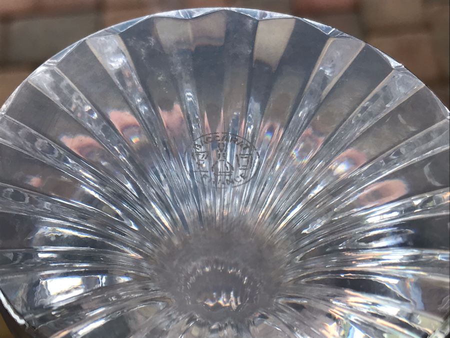 Pair Of Baccarat Crystal Champagne Flutes 8.5H [Photo 7]