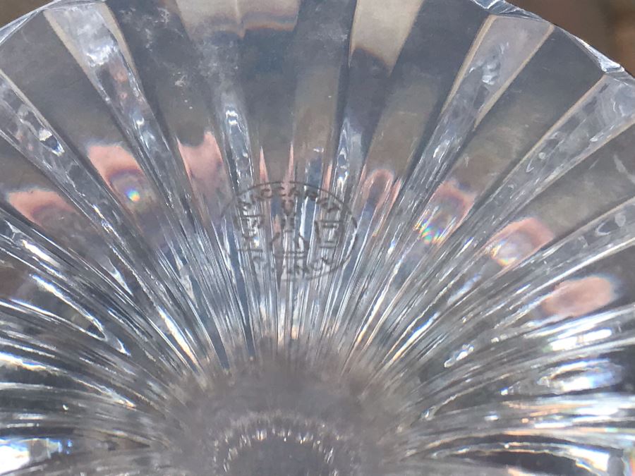 Pair Of Baccarat Crystal Champagne Flutes 8.5H [Photo 8]