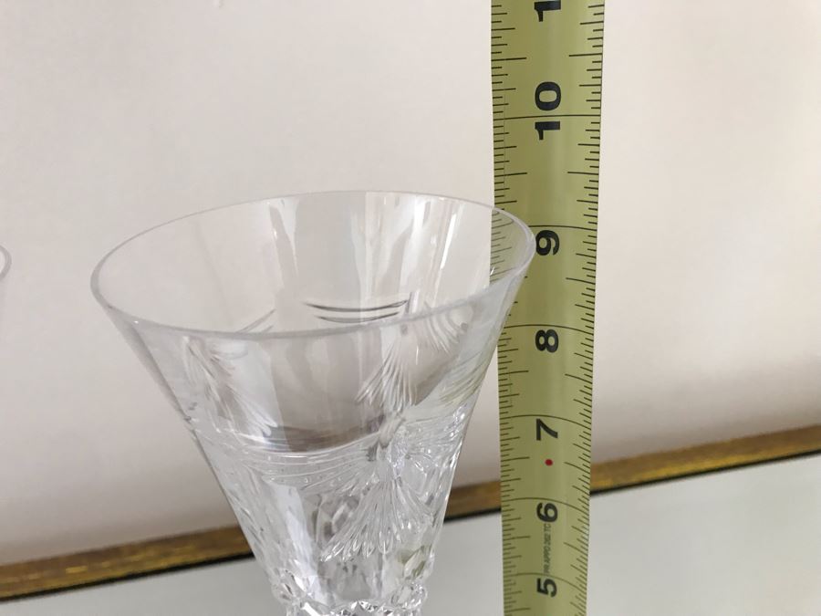 Set Of (4) Waterford Crystal Stemware Glasses 9.25H [Photo 13]