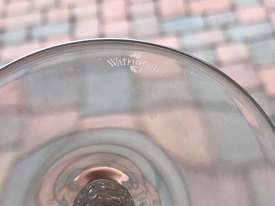 Set Of (4) Waterford Crystal Stemware Glasses 9.25H [Photo 12]