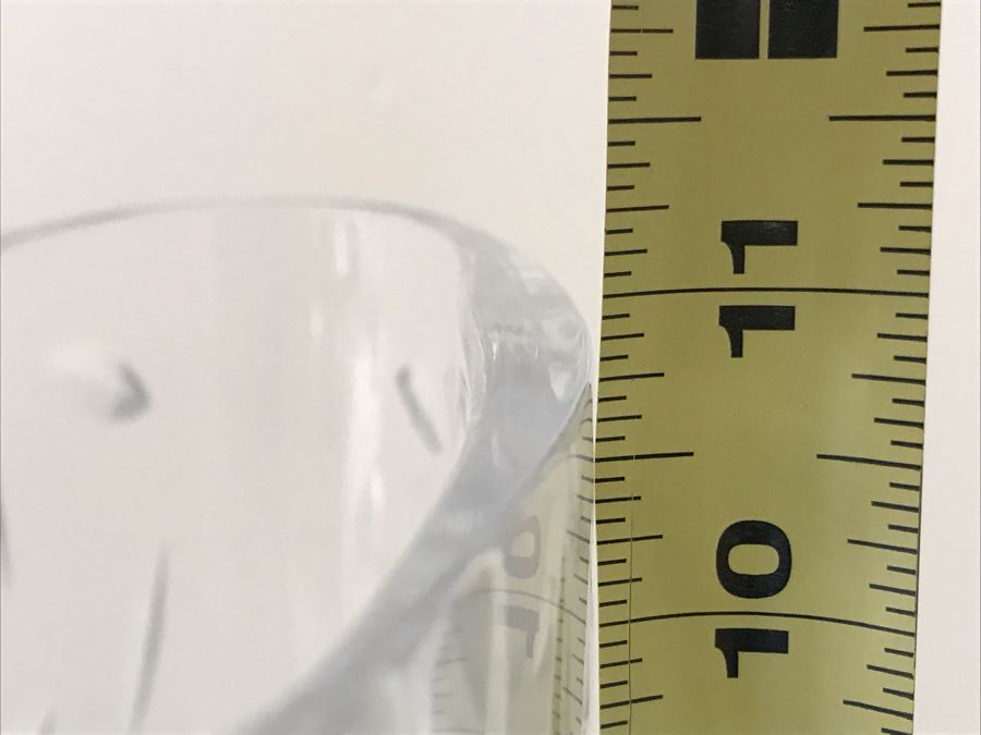 Tiffany & Co Large Heavy Crystal Vase Made In Italy 8W X 11H [Photo 12]