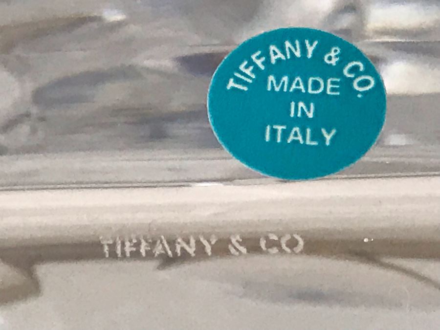 Tiffany & Co Large Heavy Crystal Vase Made In Italy 8W X 11H [Photo 4]