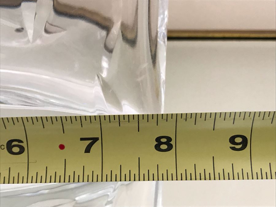 Tiffany & Co Large Heavy Crystal Vase Made In Italy 8W X 11H [Photo 11]