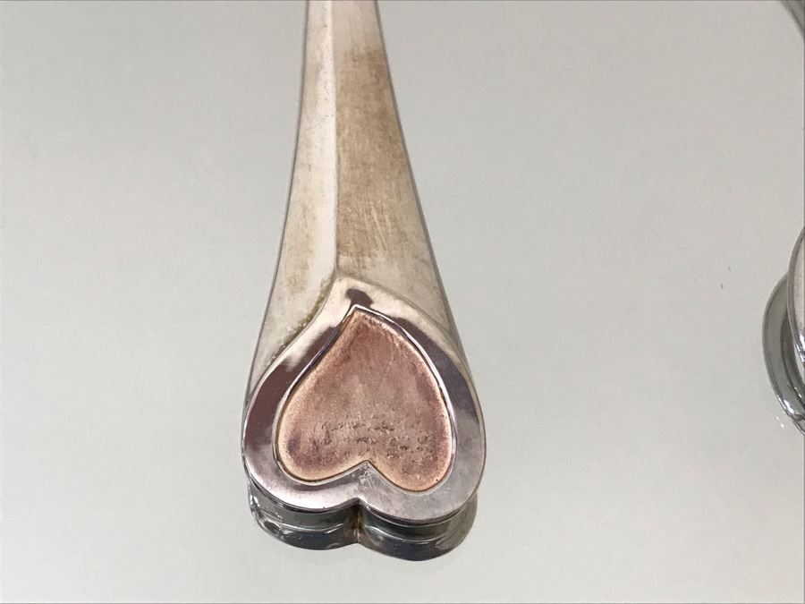 Lenox Silverplate Cake Dessert Server Set And Silverplate Serving Tongs [Photo 4]